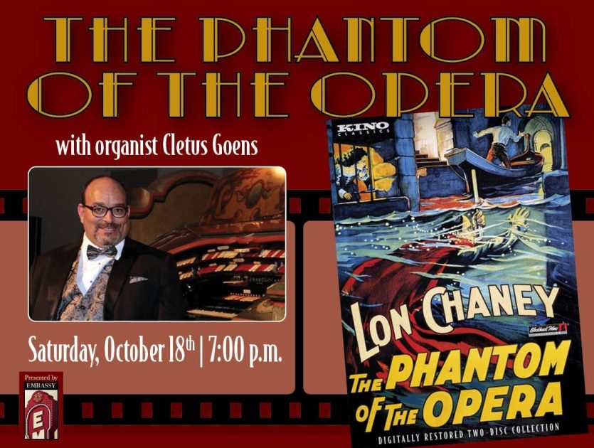 Fright Night: The Phantom Of The Opera with… | The Embassy Theatre
