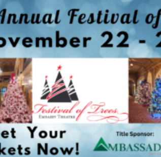 39th Annual Festival of Trees Rotator 2048 1152 px 353x192
